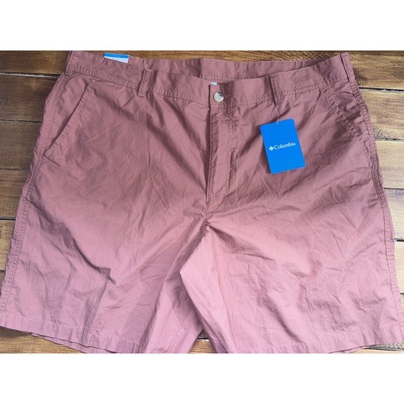 Columbia Other - Columbia Shorts Men's 40" Clay Brown Washed Out Hiking Camping Casual 8"‎ NEW